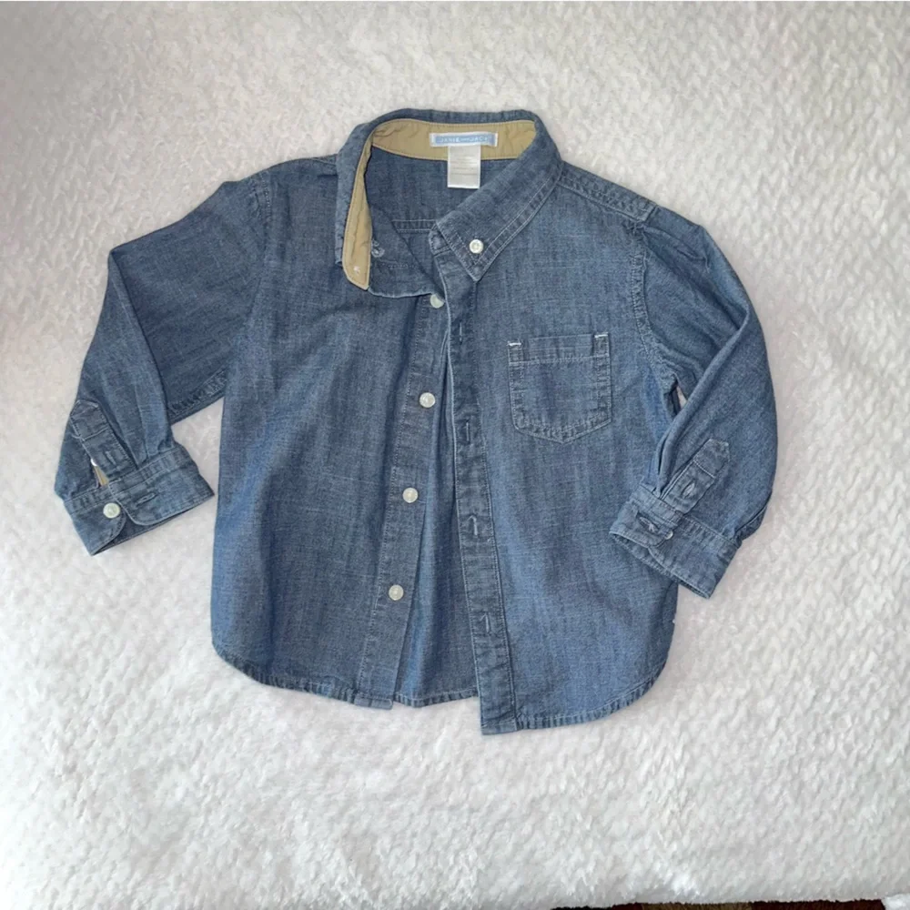 Janie & Jack Chambray Button Up, size 18-24 months